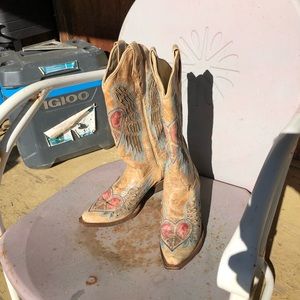 Leather Cowgirl boots